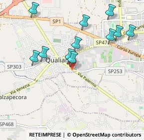 Mappa Giugliano In Campania, 80019 Qualiano NA, Italia (1.12273)