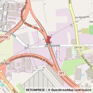 Mappa Via Melitiello, 19, 80025 Melito di Napoli, Napoli (Campania)