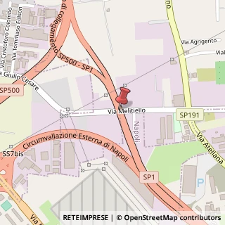Mappa Via melitiello, 80017 Casandrino, Napoli (Campania)