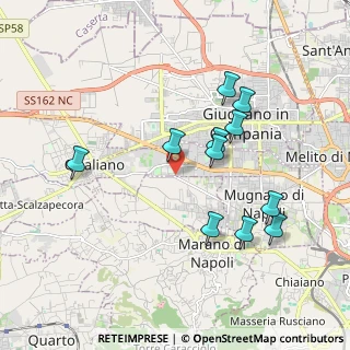 Mappa Strada Vicinale del Lagno, 80010 Villaricca NA, Italia (1.96909)