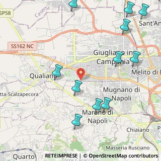 Mappa Strada Vicinale del Lagno, 80010 Villaricca NA, Italia (2.89545)