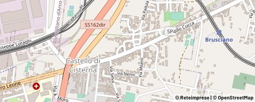 Mappa Castello di Cisterna