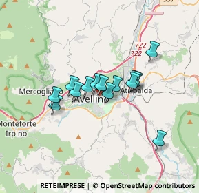 Mappa Piazza Duomo, 83100 Avellino AV, Italia (2.61929)