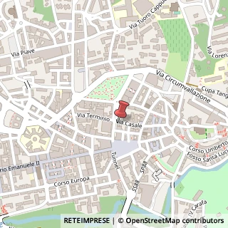 Mappa Via Casale, 53, 83100 Avellino, Avellino (Campania)