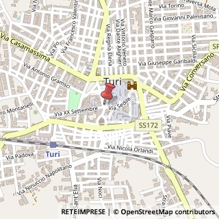 Mappa Via Maggiore Orlandi, 2, 70010 Turi, Bari (Puglia)