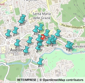 Mappa Via S. Francesco Saverio, 83100 Avellino AV, Italia (0.435)