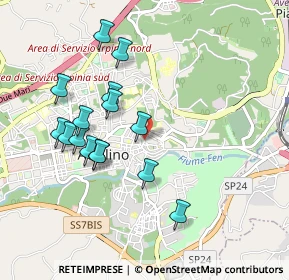Mappa Via S. Francesco Saverio, 83100 Avellino AV, Italia (0.97333)