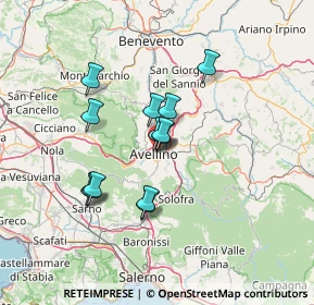 Mappa Via S. Francesco Saverio, 83100 Avellino AV, Italia (11.57308)