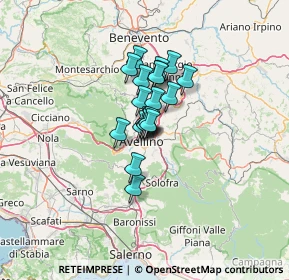 Mappa Via S. Francesco Saverio, 83100 Avellino AV, Italia (7.8025)