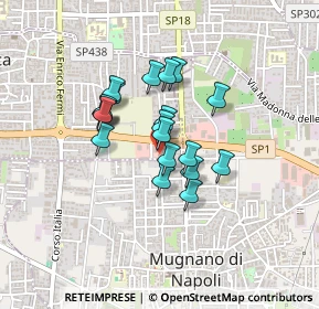 Mappa Via Rolando Rossetti, 80018 Mugnano di Napoli NA, Italia (0.3305)