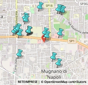 Mappa Via Rolando Rossetti, 80018 Mugnano di Napoli NA, Italia (0.5635)