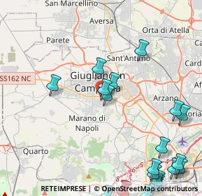 Mappa Via Rolando Rossetti, 80018 Mugnano di Napoli NA, Italia (6.4945)