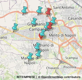 Mappa Via Rolando Rossetti, 80018 Mugnano di Napoli NA, Italia (1.86167)