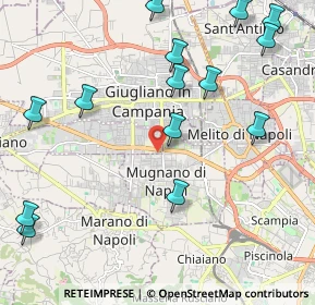 Mappa Via Rolando Rossetti, 80018 Mugnano di Napoli NA, Italia (2.81786)