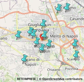 Mappa Via Rolando Rossetti, 80018 Mugnano di Napoli NA, Italia (1.99385)