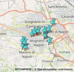 Mappa Via Rolando Rossetti, 80018 Mugnano di Napoli NA, Italia (1.30385)