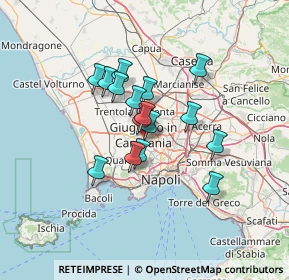 Mappa Via Rolando Rossetti, 80018 Mugnano di Napoli NA, Italia (10.43563)