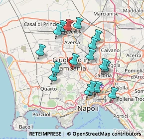 Mappa Via Rolando Rossetti, 80018 Mugnano di Napoli NA, Italia (6.97353)