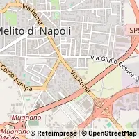 Kaart Melito di Napoli