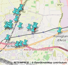 Mappa Via Giosuè Carducci, 80013 Casalnuovo di Napoli NA, Italia (1.237)