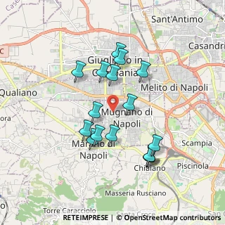 Mappa Via C. Rosselli, 80018 Mugnano di Napoli NA, Italia (1.76375)