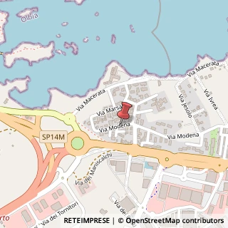 Mappa Via modena 64, 07026 Olbia, Olbia-Tempio (Sardegna)
