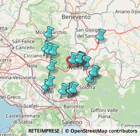 Mappa SS374 presso Movieplex, 83013 Mercogliano AV, Italia (11.2955)