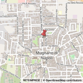 Mappa Corso Regina Margherita, 25, 80018 Mugnano di Napoli, Napoli (Campania)