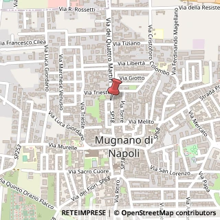 Mappa Via dei Quattro Martiri, 69, 80018 Mugnano di Napoli, Napoli (Campania)
