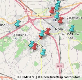 Mappa Via Stefano Corsi, 80039 Saviano NA, Italia (2.10417)