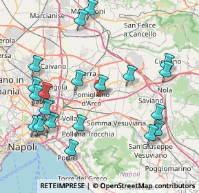 Mappa Via Giuseppe Mazzini, 80038 Pomigliano d'Arco NA, Italia (10.052)