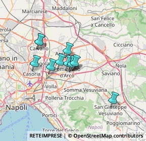 Mappa Via Giuseppe Mazzini, 80038 Pomigliano d'Arco NA, Italia (5.11455)