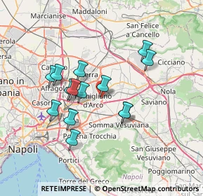 Mappa Via Giuseppe Mazzini, 80038 Pomigliano d'Arco NA, Italia (6.59143)