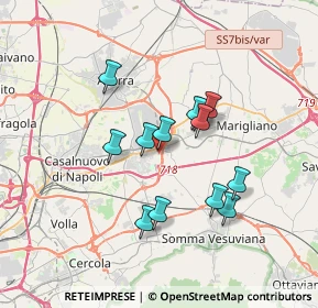 Mappa Via Giuseppe Mazzini, 80038 Pomigliano d'Arco NA, Italia (3.06692)