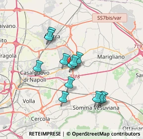 Mappa Via Giuseppe Mazzini, 80038 Pomigliano d'Arco NA, Italia (3.175)