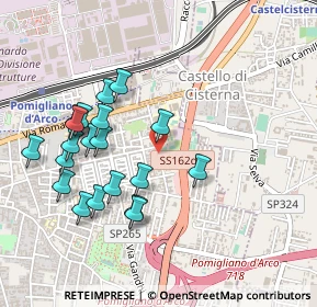 Mappa Via Giuseppe Mazzini, 80038 Pomigliano d'Arco NA, Italia (0.522)