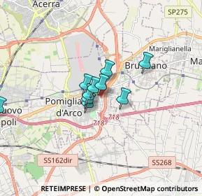 Mappa Via Giuseppe Mazzini, 80038 Pomigliano d'Arco NA, Italia (1.51273)