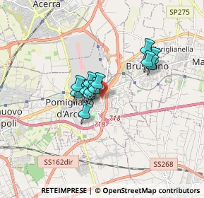 Mappa Via Giuseppe Mazzini, 80038 Pomigliano d'Arco NA, Italia (1.22385)
