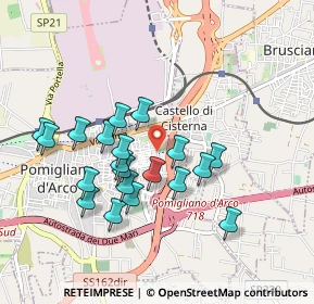 Mappa Via Giuseppe Mazzini, 80038 Pomigliano d'Arco NA, Italia (0.9005)
