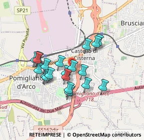 Mappa Via Giuseppe Mazzini, 80038 Pomigliano d'Arco NA, Italia (0.778)
