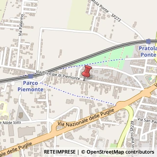 Mappa Via Principe di Piemonte, 109, 80038 Pomigliano d'Arco, Napoli (Campania)