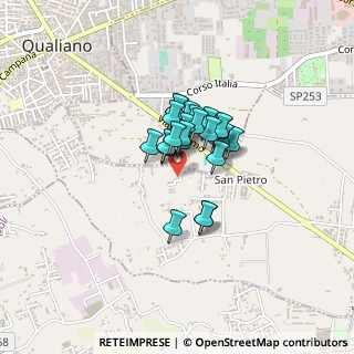 Mappa Via Calamandrei, 80019 Qualiano NA, Italia (0.252)