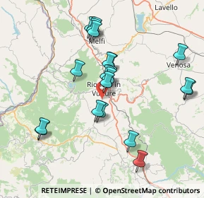 Mappa Via Strada Statale 93 km 82, 85028 Rionero In Vulture PZ, Italia (7.764)