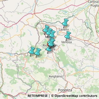 Mappa Via Strada Statale 93 km 82, 85028 Rionero In Vulture PZ, Italia (8.55636)