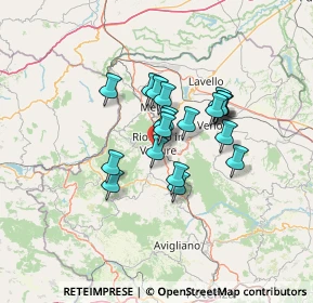 Mappa Via Strada Statale 93 km 82, 85028 Rionero In Vulture PZ, Italia (10.2035)