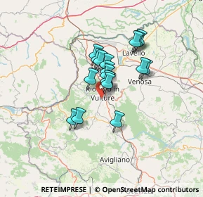 Mappa Via Strada Statale 93 km 82, 85028 Rionero In Vulture PZ, Italia (10.06944)