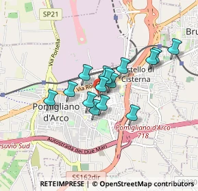 Mappa Via Guidoni, 80038 Pomigliano d'Arco NA, Italia (0.65667)