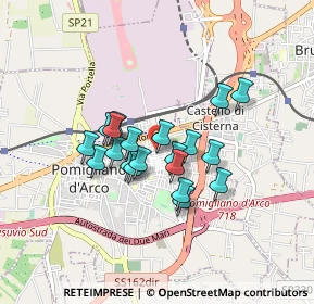 Mappa Via Guidoni, 80038 Pomigliano d'Arco NA, Italia (0.678)