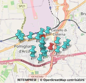 Mappa Via Guidoni, 80038 Pomigliano d'Arco NA, Italia (0.7625)