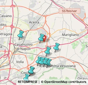 Mappa Via Guidoni, 80038 Pomigliano d'Arco NA, Italia (4.79909)